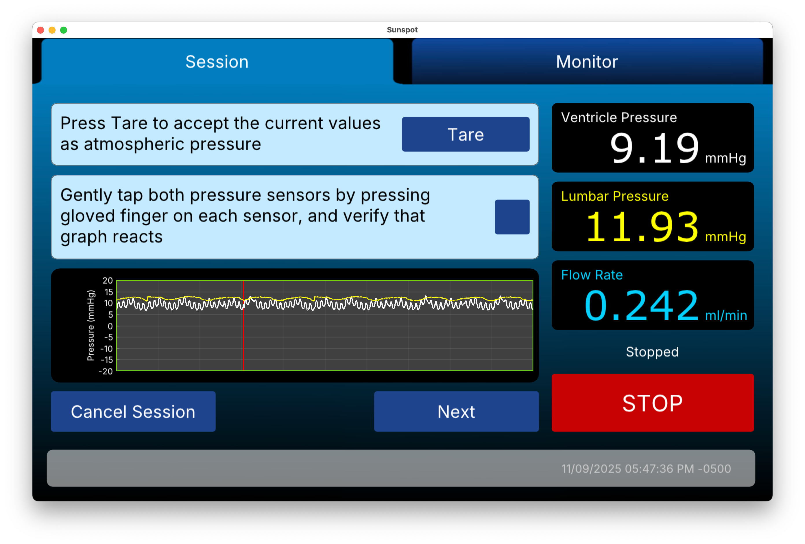 Low Fidelity Treatment Screen